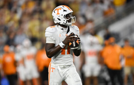 DeSean Bishop rushes for 2 TDs as No. 18 Tennessee handles Georgia Tech 45-24